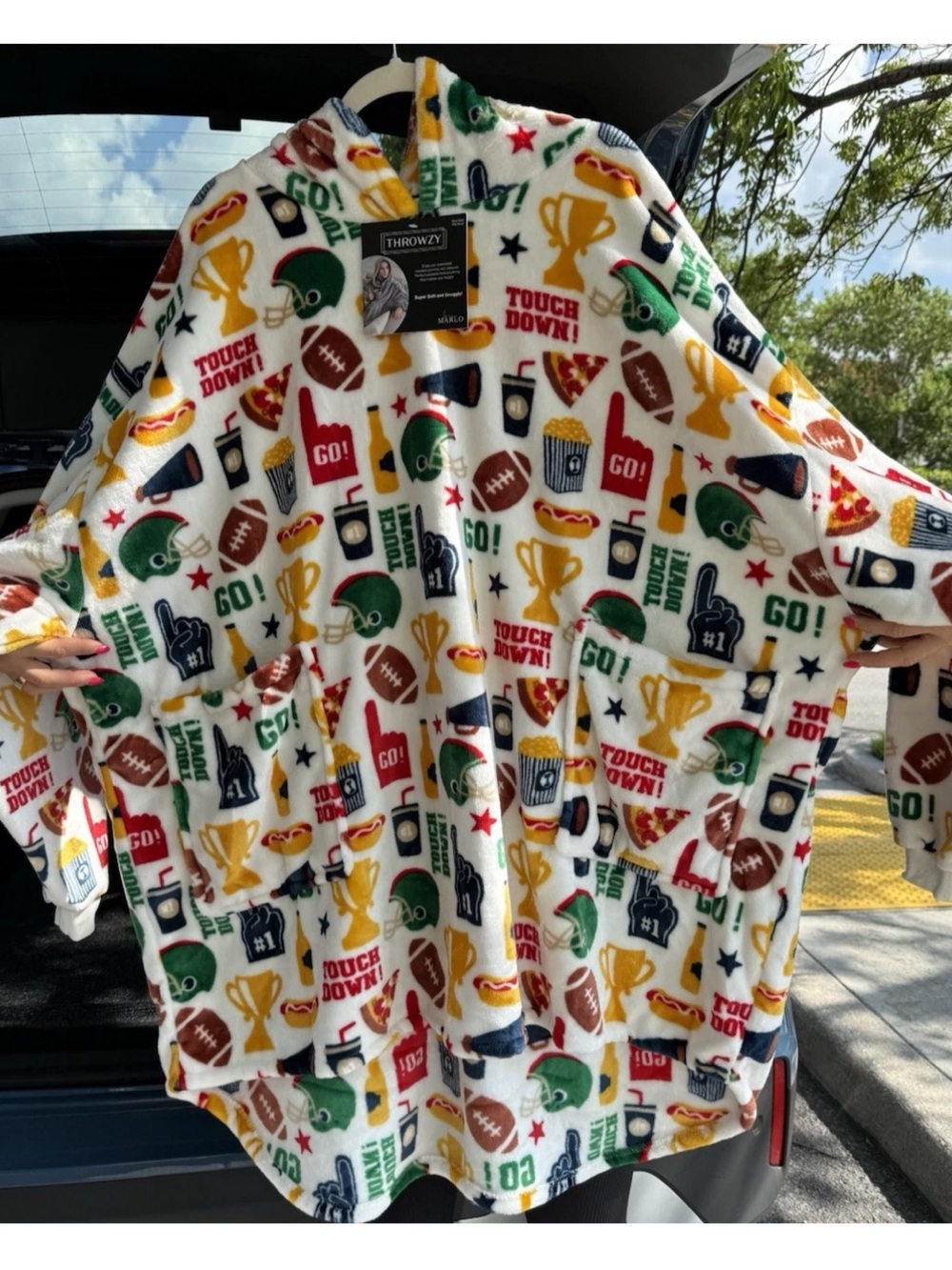 Football Throwzy Snuggly By Marlo Lorenz